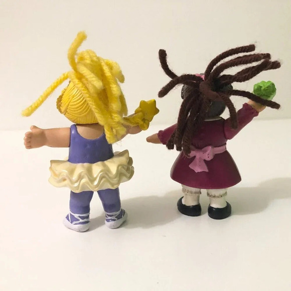 Vtg 1992 Cabbage Patch Kid Doll PVC 3 Inch Mini Figure Girl CPK  Ballerina - Picture 2 of 16